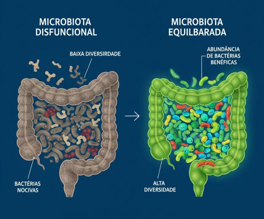 Imagem Dietas-ricas-em-fibras-e-vegetais-alimentam-bactérias-protetoras-que-reduzem-a-produção-de-TMA-e-TMAO
